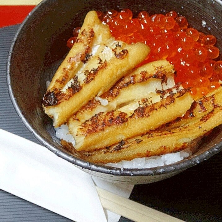 アフターおせち☆　「イクラとあなご二色丼」